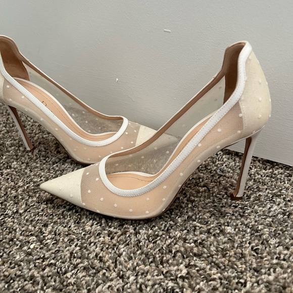CHRISTIAN DIOR PUMPS white polka dot - Picture 4 of 7